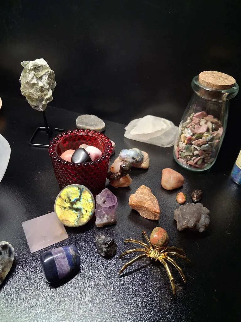 Crystals, minerals, and curiosities from our collection